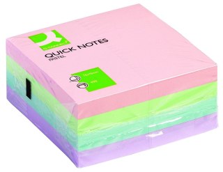 Notes samoprzylepny (karteczki) pastelowy mix 400k [mm:] 76x76 Q-Connect (KF01347)
