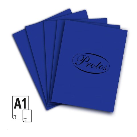 Brystol A1 granatowy 160-180g 20k [mm:] 610x860 Protos
