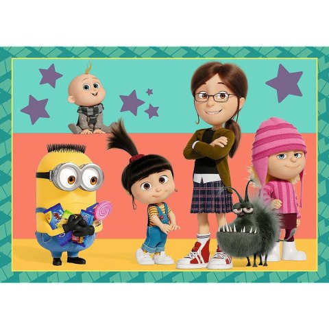 Puzzle Zwariowane Minionki 4w1 el. Trefl (34648)