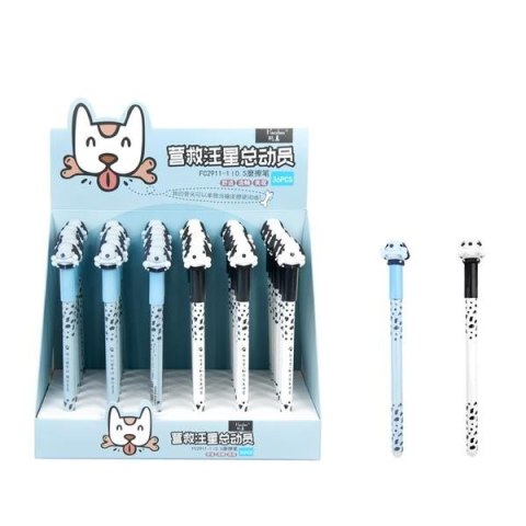 Długopis standardowy Dog Ścieralny wkład niebieski 0,5mm Starpak (453671)