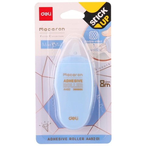 Klej w taśmie mACARON 6mm 8m Deli (EA49201)