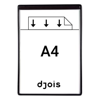 Magnetyczny panel prezentacyjny A4 Tarifold 5 szt. kolor czarny