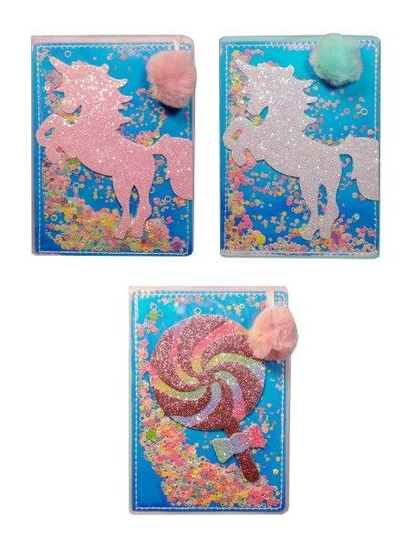 Pamiętnik z brokatem A5 [mm:] 150x220 Swede (U1070)