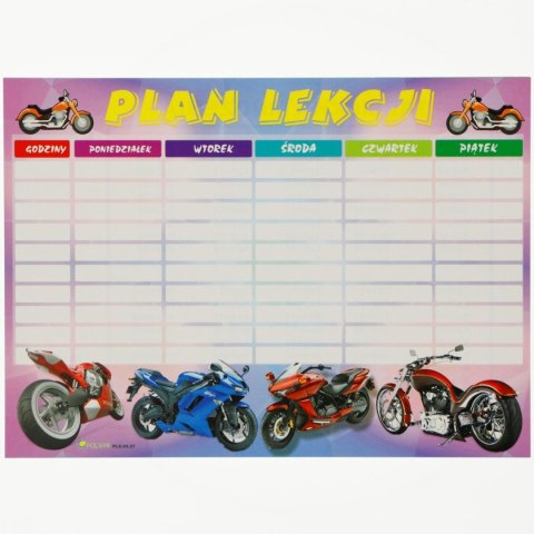 Plan lekcji A5 Polsyr