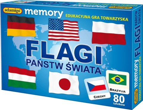 Gra pamięciowa Flagi Flagi Adamigo