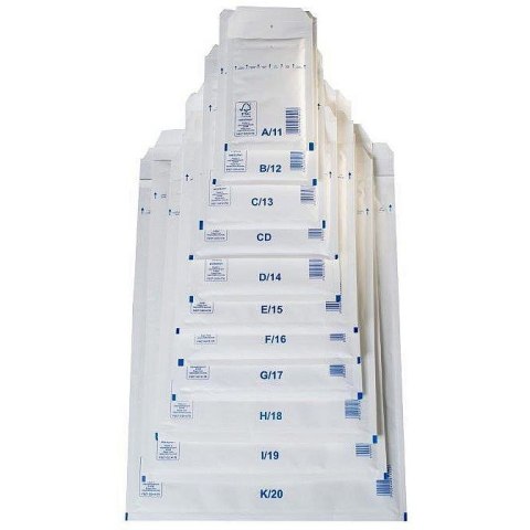 Koperta powietrzna 11/A biały [mm:] 100x165 AirPro (4111)