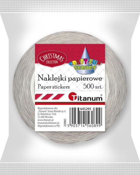 Naklejka (nalepka) Craft-Fun Series Xmass naklejki na rolce Titanum (25JT005)
