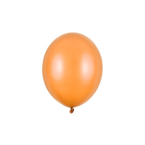 Balon gumowy metalizowany pomarańczowy Partydeco (SB12M-005)