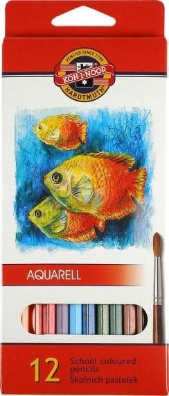 Kredki akwarelowe mondeluz 12 kol. Koh-I-Noor (3716)