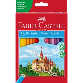 Kredki ołówkowe Zamek 36 kol. Faber Castell (120136)