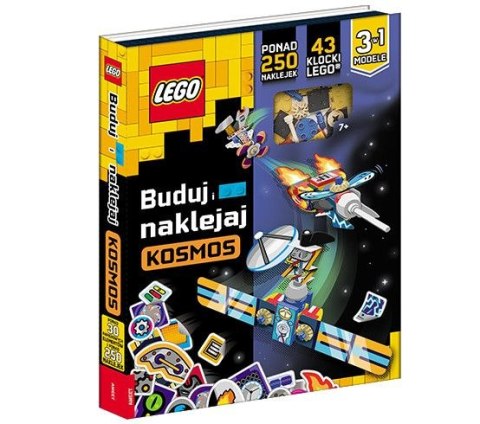 Książka dla dzieci LEGO® Books. Buduj i naklejaj. Kosmos Ameet (bsc 6603)