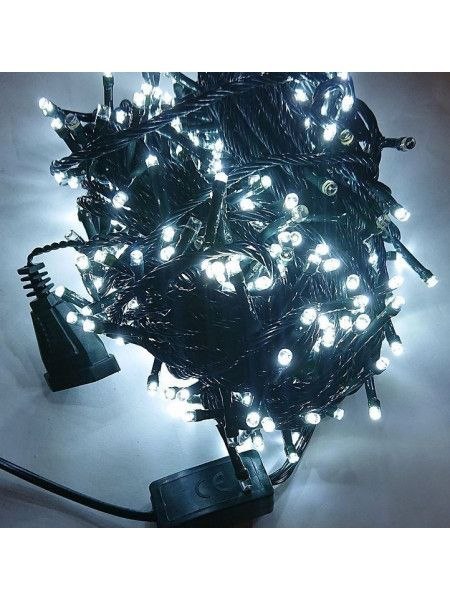Lampki świąteczne 300 led zimna biel Yasheng