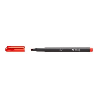 Marker permanentny czerwony wkład czerwony 1-3mm ścięta końcówka Memobe (MM253-05)