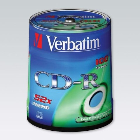 Płyta cd CD-R cake 100 700MB x52 Verbatim