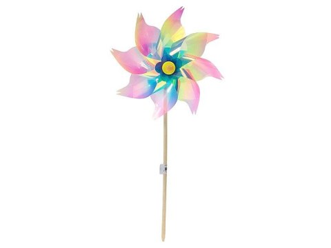 Wiatrak śred.24cm, z drewnanym trzonkiem 40cm Adar (617087)