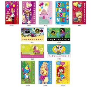 Zaproszenie Duże Dziewczyna Merigraf (5902221801341)