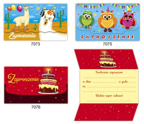 Zaproszenie Duże Dziewczyna Merigraf (5902221801341)