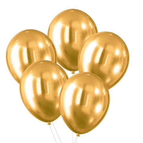 Balon gumowy efekt chromu - niebieskie mix 300mm Arpex (K2718)