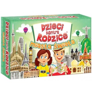 Gra karciana Dzieci kontra rodzice miasta świata Kangur