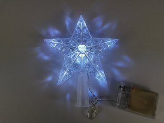 Lampki świąteczne GWIAZDA LED, ZIMNE ŚWIATŁO, AAA One Dollar (367005)