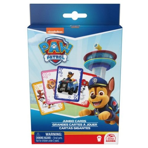 Gra karciana Psi Patrol karty Jumbo Spin Master (6066830)