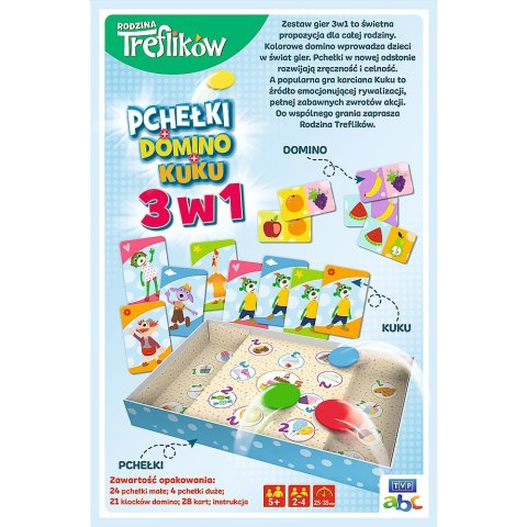 Gra strategiczna Rodzina Treflików 3w1 3w1 Trefl (01921)