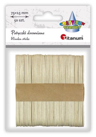 Ozdoba drewniana Craft-Fun Series Patyczki naturalne Titanum (171502)