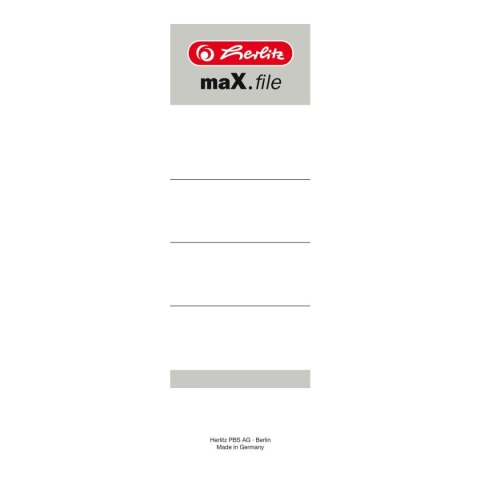 Etykiety opisowe do segregatora 5966106 [mm:] 80 Herlitz (300007322)