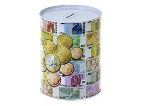 Skarbonka puszka 16cm metal Adar (584761)