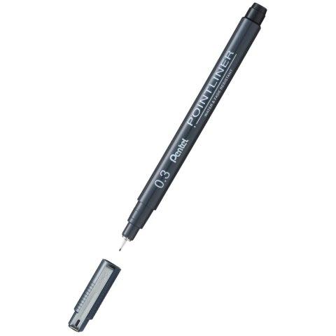 Cienkopis POINTLINER wkład czarny 0,3mm 1kol. Pentel (S20P-3A)