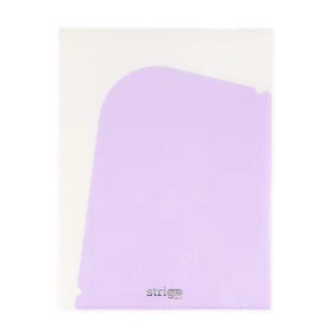 Koszulki na dokumenty SMART liliowy A4 kolor: liliowa typu U Strigo (SF074)