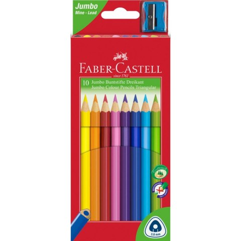 Kredki ołówkowe 10 kol. Faber Castell
