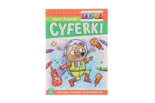 Książeczka edukacyjna Piszę i koloruję. Cyferki. Aksjomat