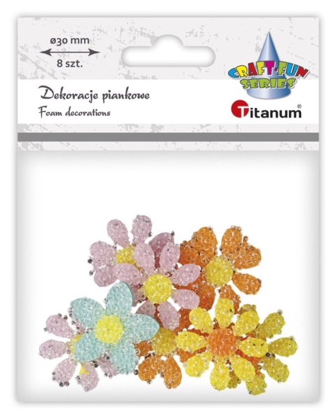 Ozdoba filcowa Craft-Fun Series kwiatki Titanum (200707-1)