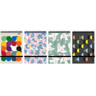 Kołozeszyt (kołonotatnik) Vibe Flow A6 96k. krata (nd) (5290)