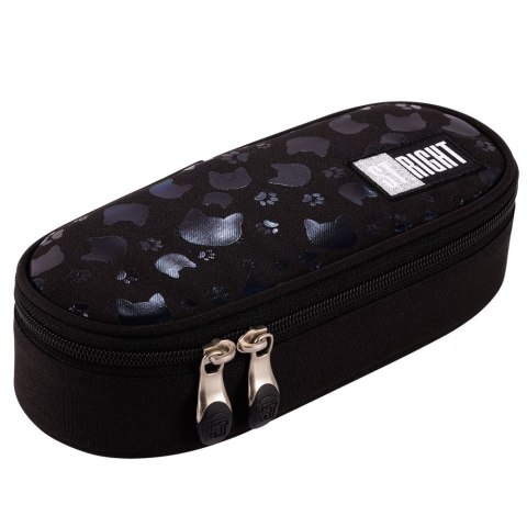 Saszetka Stright BLACK CATS PC-01 5903235664601 czarny St.Right (Z USZTYWNIANA KLAPKĄ)