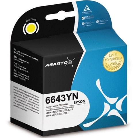 Tusz (cartridge) alternatywny Epson Asarto (AS-E6644YN)