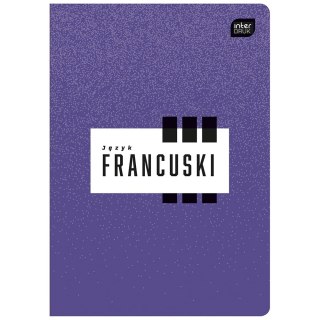 Zeszyt tematyczny j.francuski A5 60k. krata Interdruk (ZE60FRA)