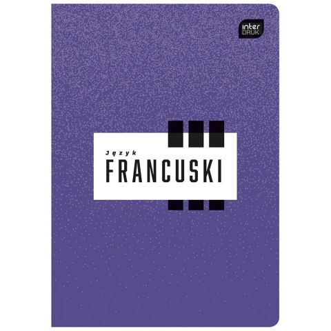 Zeszyt tematyczny j.francuski A5 60k. krata Interdruk (ZE60FRA)