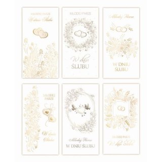 Kartka składana Ślub DL Merigraf (5902221809101)
