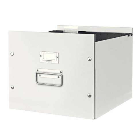 Kartoteka (pojemnik) na teczki wiszące Click & Store biały karton [mm:] 320x240x 335 Leitz (60460001)