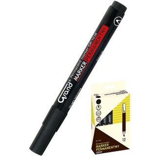 Marker permanentny GR-103C wkład czarny 1,0-4,6mm ścięta końcówka Grand