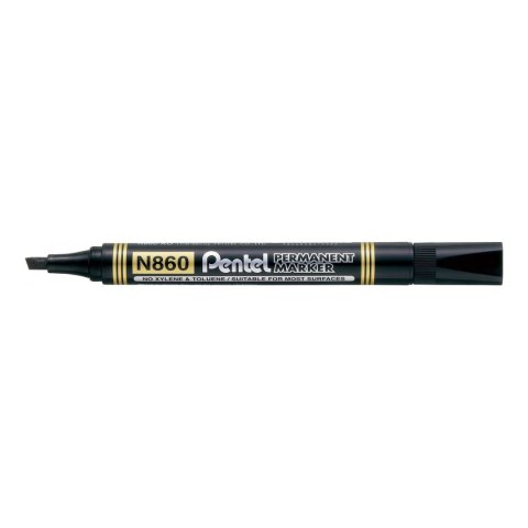 Marker permanentny wkład czarny 1,2-4,5mm ścięta końcówka Pentel (N860)