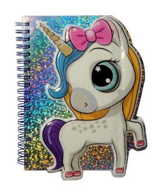 Pamiętnik holograficzny jednorożec B6 [mm:] 140x180 Swede (U1083)