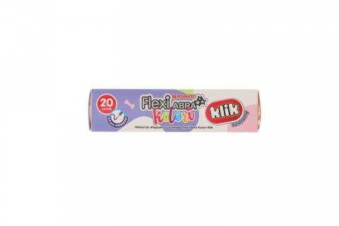Wkład do pióra kulkowego FLEXI ABRA KLIK NIEBIESKI wkład niebieski 0,5mm Flexi (TT8823)