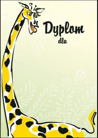 Dyplom Żyrafa A4 170g Galeria Papieru (212117)