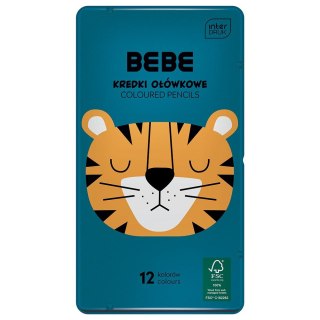 Kredki ołówkowe BB KIDS FRIENDS BOYS 12 K 12 kol. Noster (METALOWE OP)