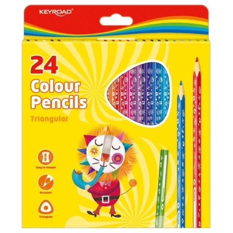 Kredki ołówkowe 24 kol. Keyroad (KR971277)