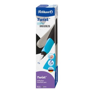 Pióro wieczne Twist COLOR BLOCKING SZARE Pelikan (300010112)