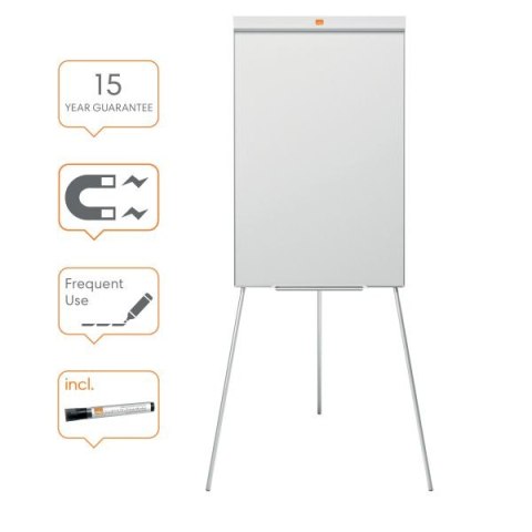 Tablica flipchart Classic Steel na trójnogu [mm:] 1000x675 Nobo (1901916)
